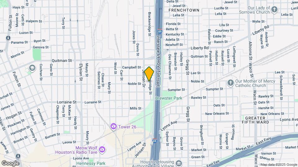 2015 Brackenridge St Map and Location Details