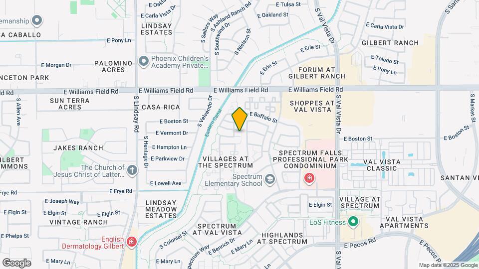 1212 E Canyon Creek Dr Map and Location Details