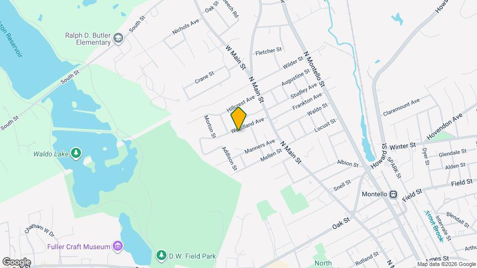 60 Woodland Ave Map and Location Details