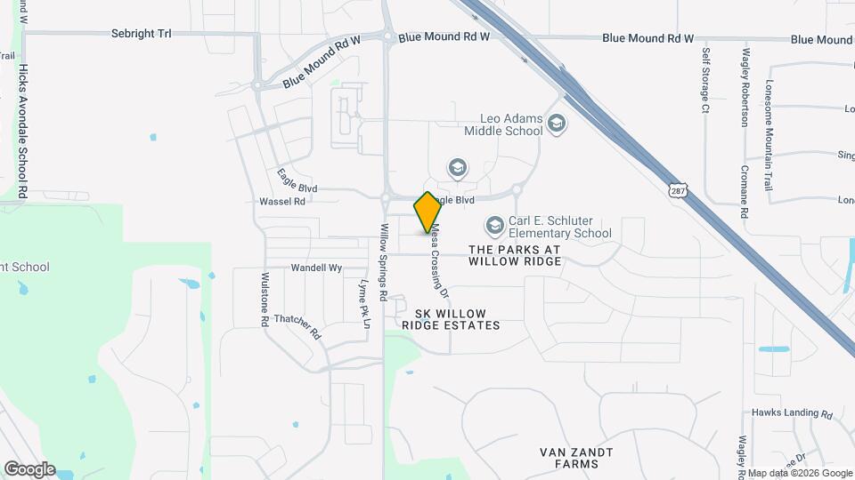 1405 Mesa Flats Dr Map and Location Details