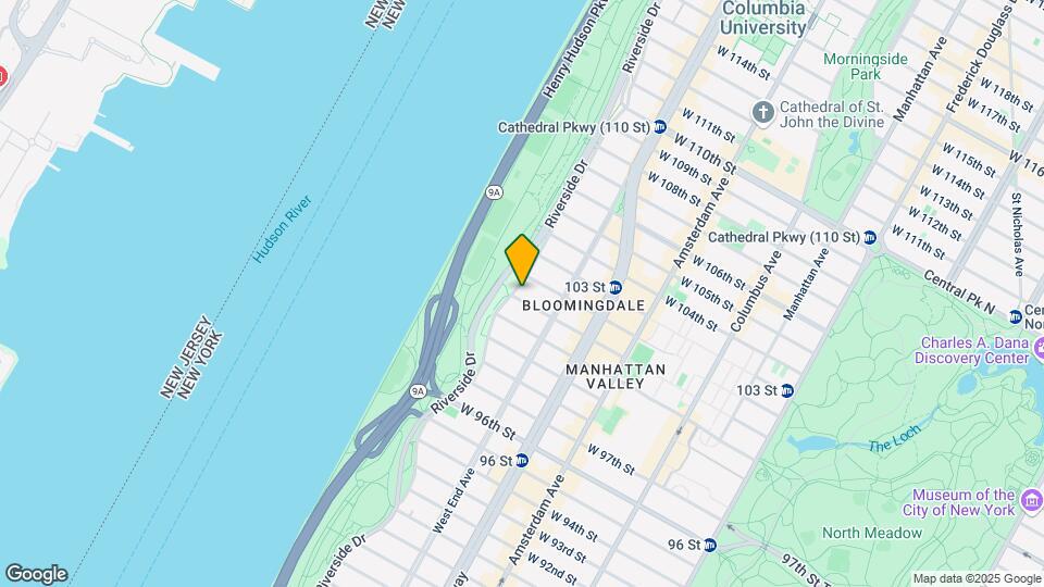 290 Riverside Dr Mapa y Detalles de la Ubicación