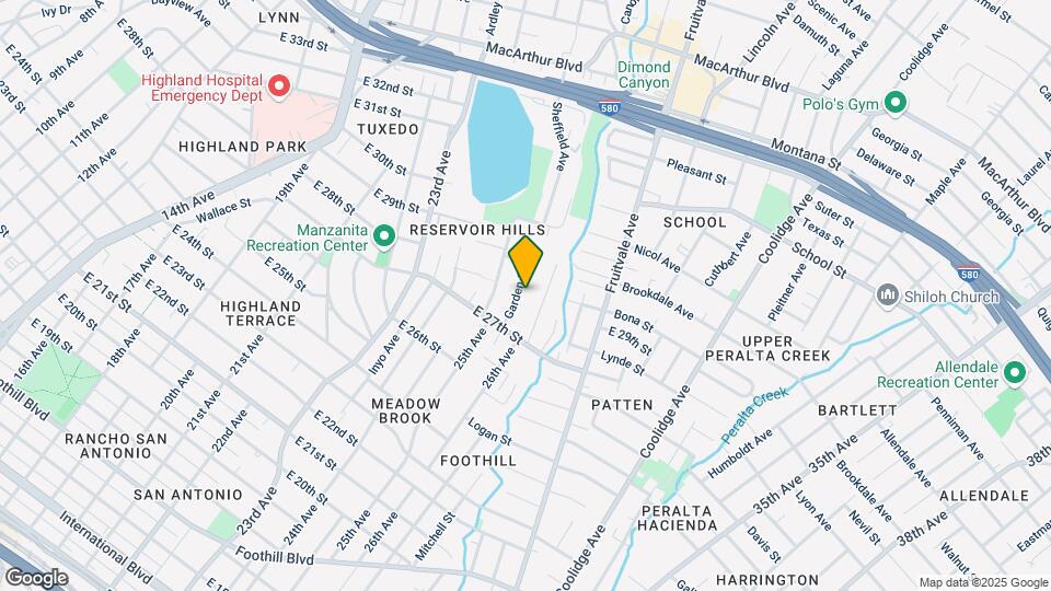 2760 Garden St Mapa y Detalles de la Ubicación