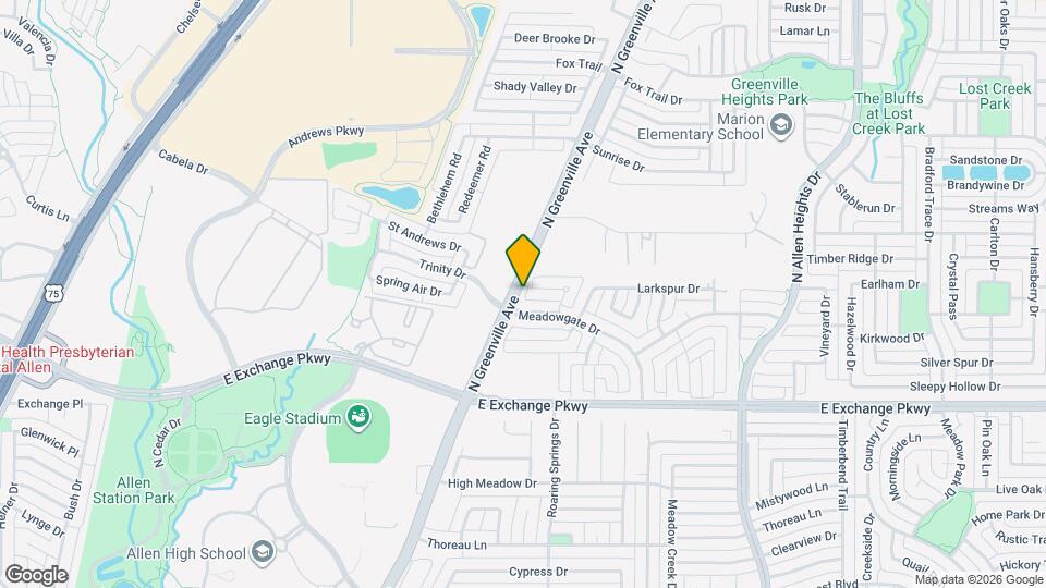 600 Ashcrest Ct Map and Location Details