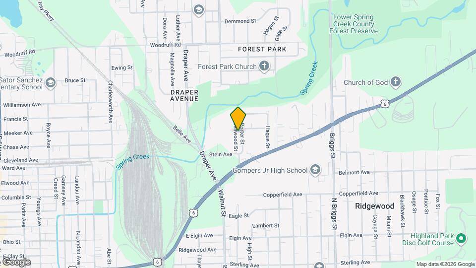 827 Porter St Map and Location Details