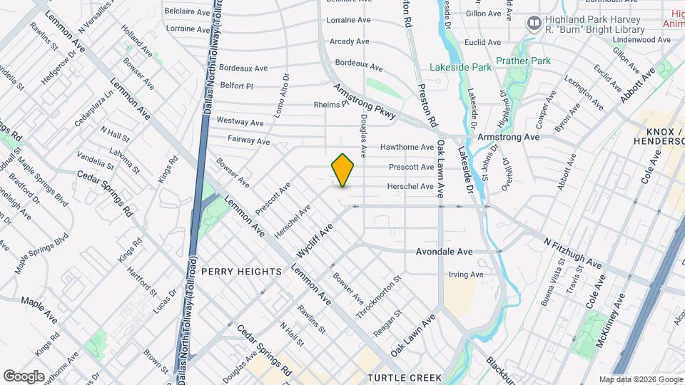 4020 Herschel Ave Map and Location Details