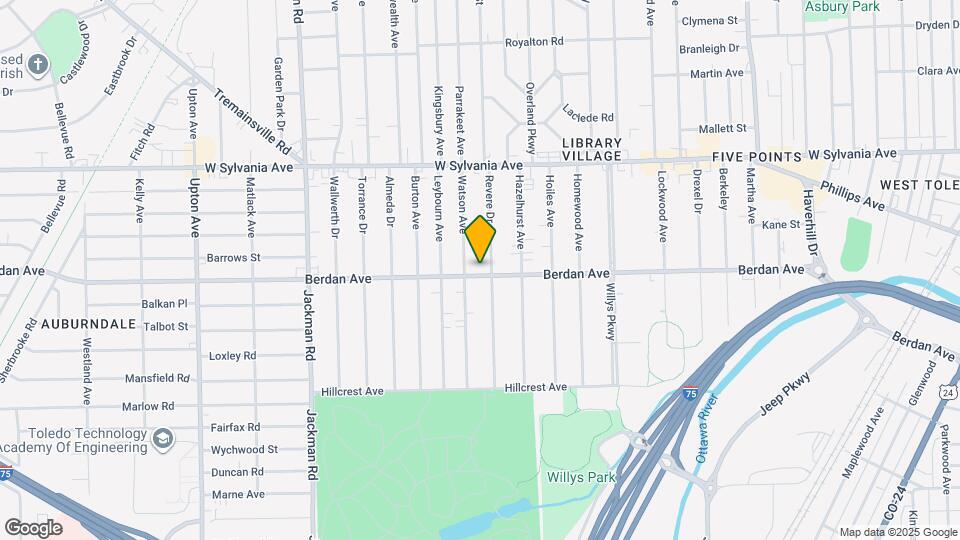 1448 Berdan Ave Map and Location Details