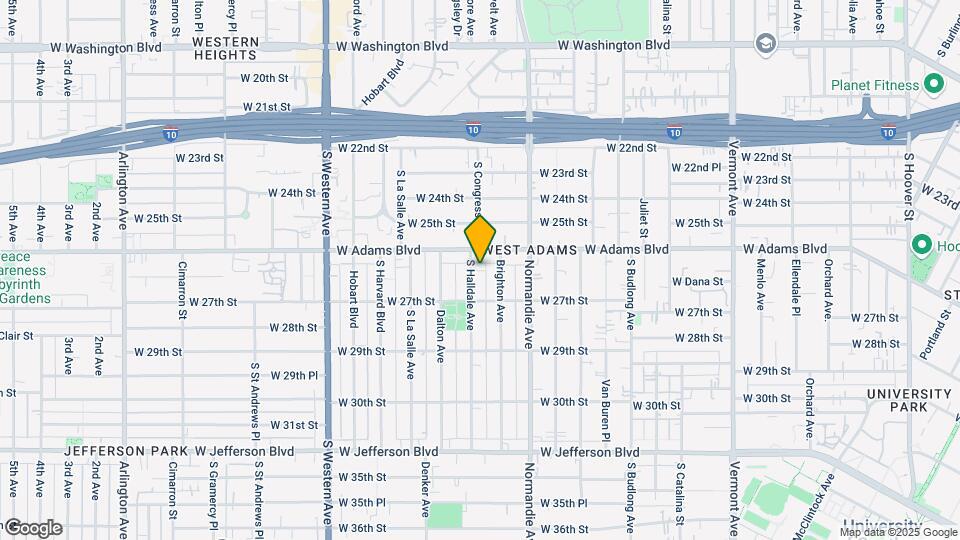 2628-2632 Halldale Ave Mapa y Detalles de la Ubicación
