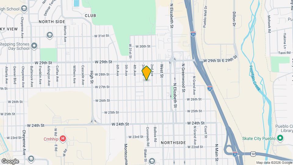 2710 3rd Ave Map and Location Details