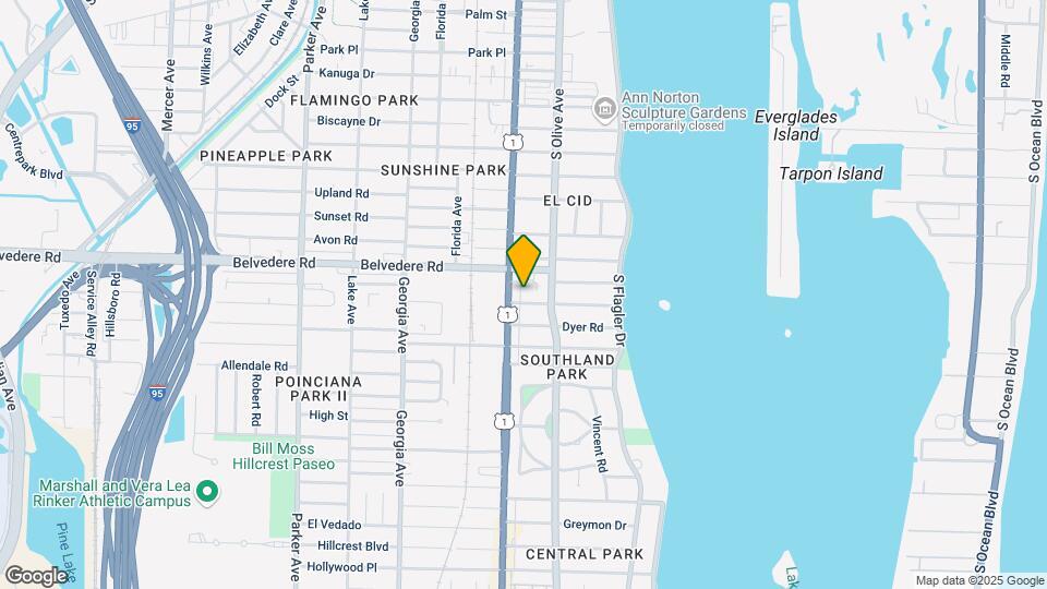 323 Almeria Rd Map and Location Details
