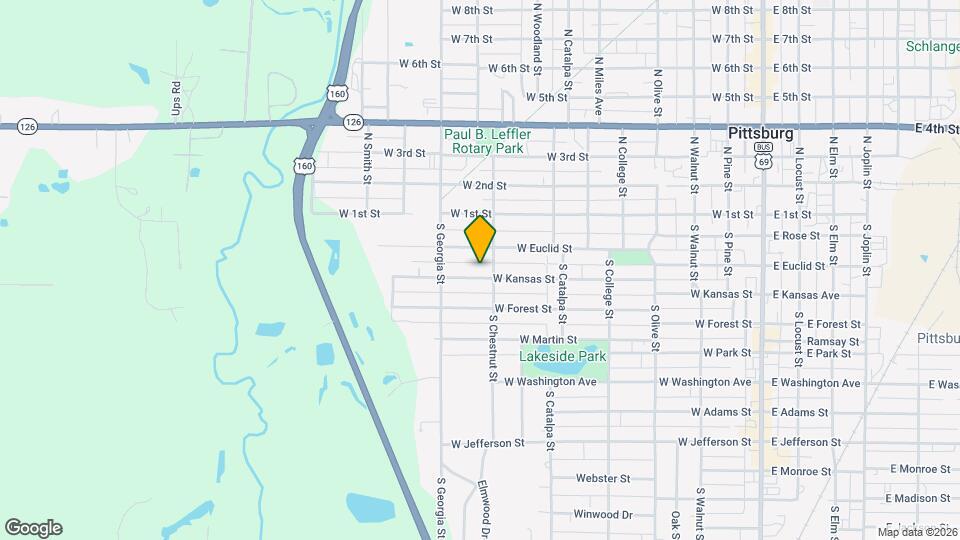 706 W Kansas St Map and Location Details