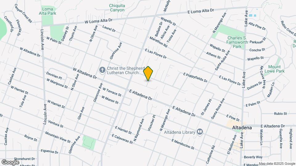 111-119 E Pine St Mapa y Detalles de la Ubicación