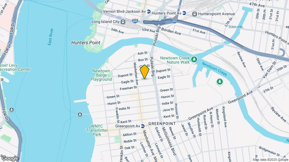166 Eagle St Mapa y Detalles de la Ubicación