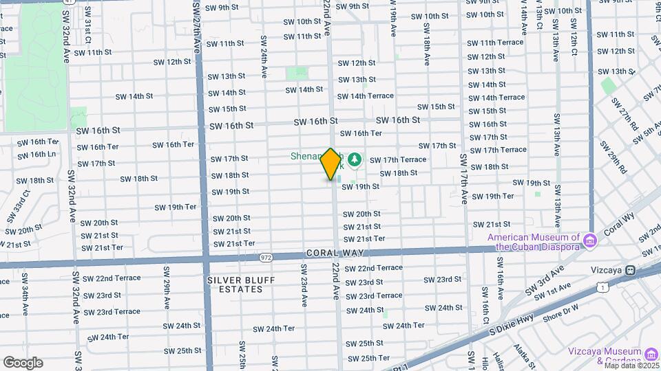 1818 SW 22nd Ave Mapa y Detalles de la Ubicación