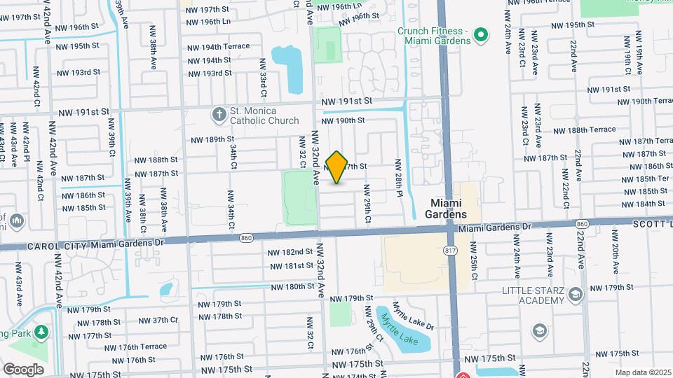 3041 NW 185th Ter Map and Location Details