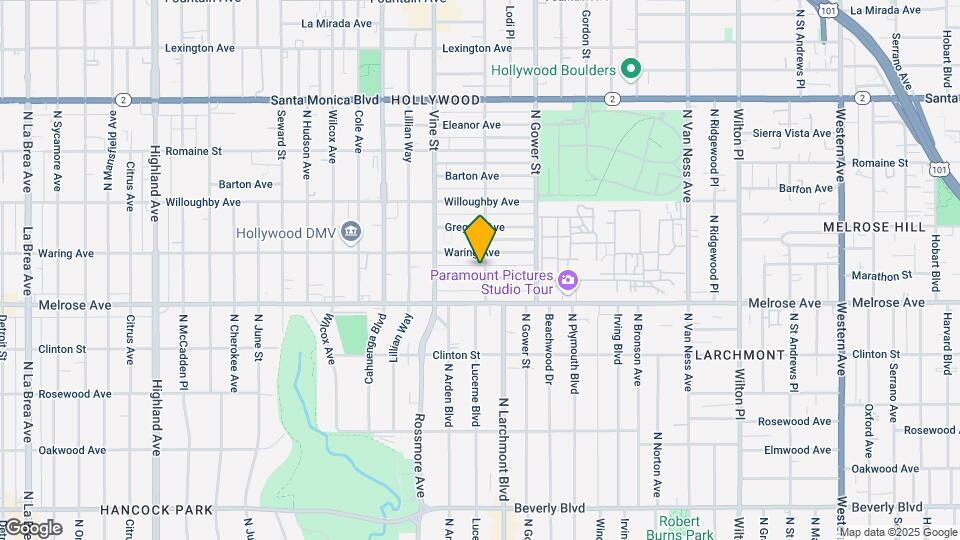 Empire at Larchmont Mapa y Detalles de la Ubicación