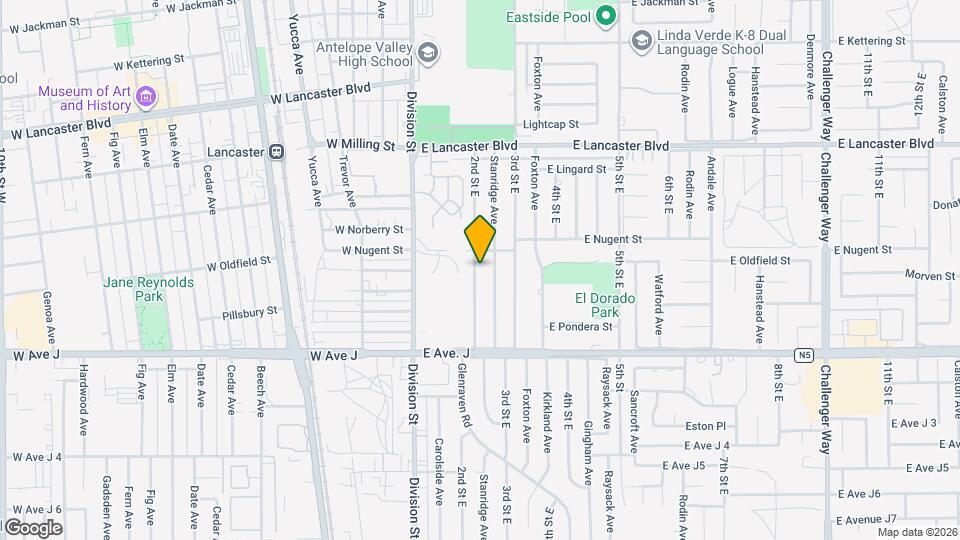 44538 2nd St E Map and Location Details