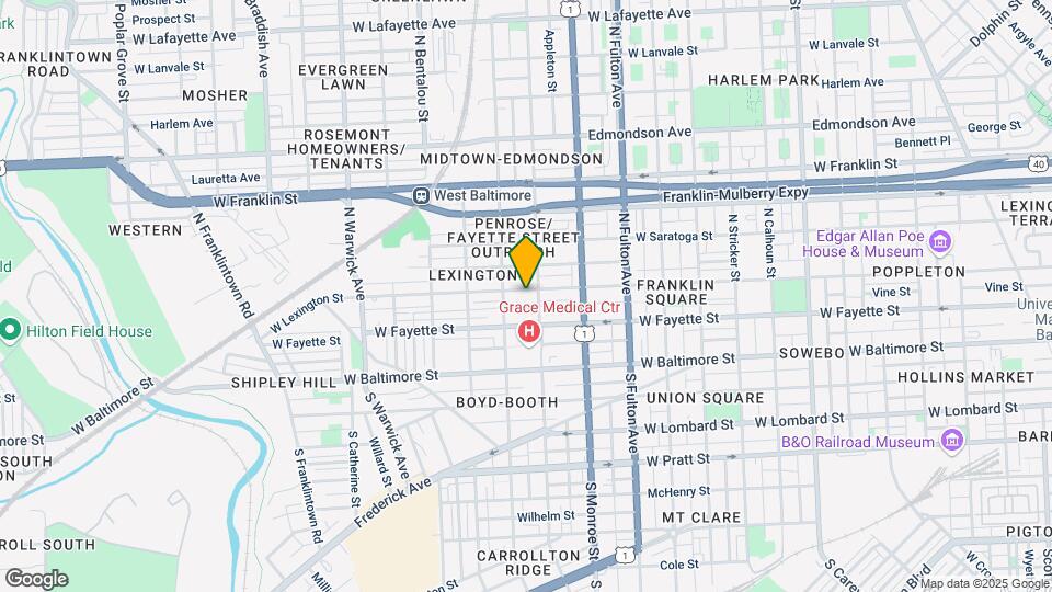 2003 W Lexington St Map and Location Details