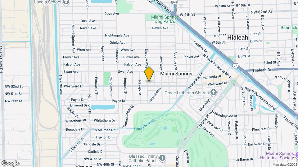 875 Westward Dr Map and Location Details