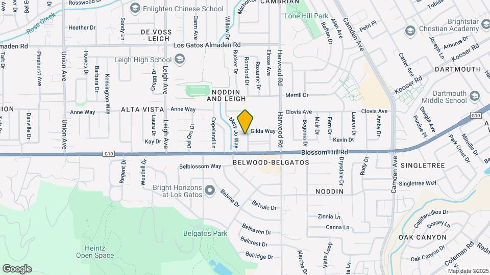 5521 Harlow Way Map and Location Details