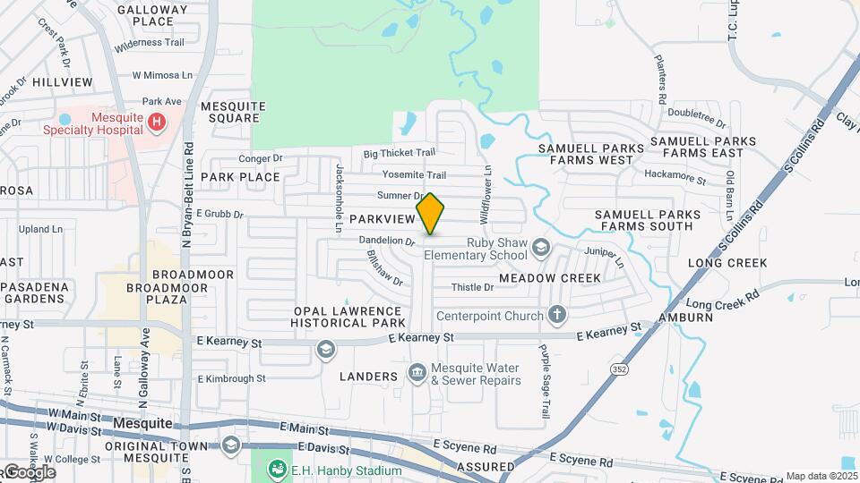 1007 Dandelion Dr Map and Location Details