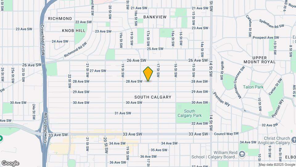1823 28 Av SW Map and Location Details