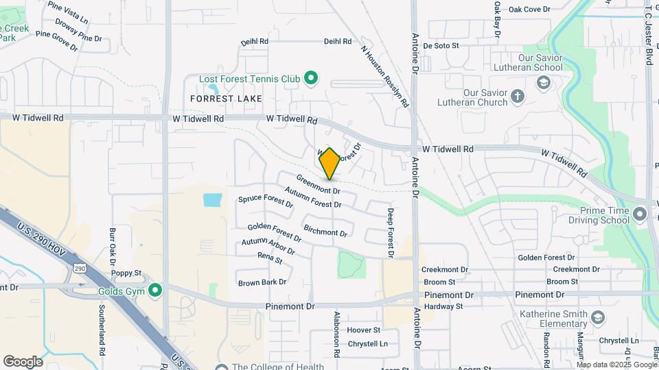 6002 Greenmont Dr Map and Location Details
