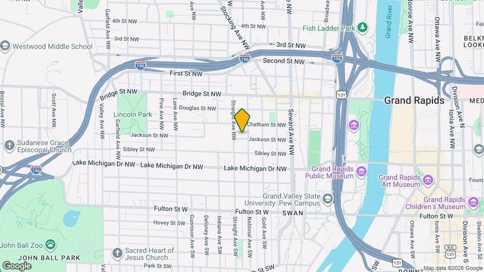 745 Jackson St NW Map and Location Details