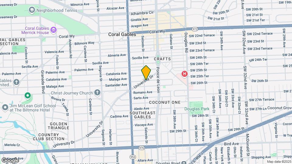 296 Santander Ave-Unit -1 Map and Location Details