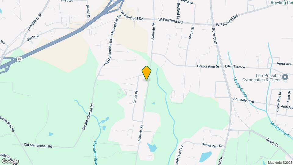 2808-2810 Uwharrie Rd Map and Location Details