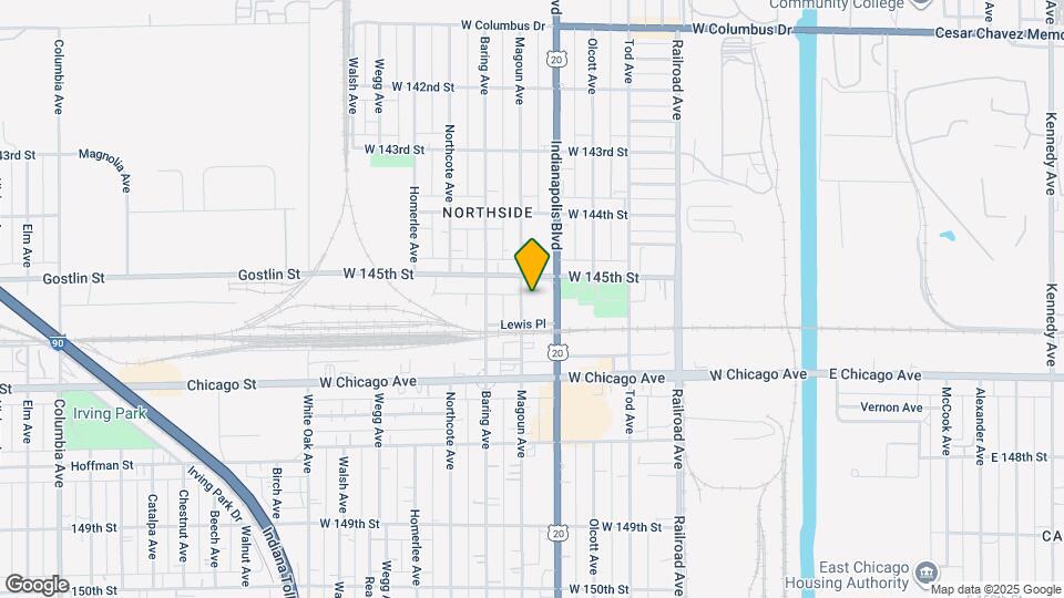 4515 Magoun Ave Map and Location Details