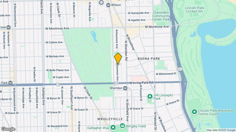4101 N Kenmore Ave Map and Location Details