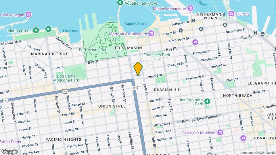 1320-1380 Lombard Mapa y Detalles de la Ubicación