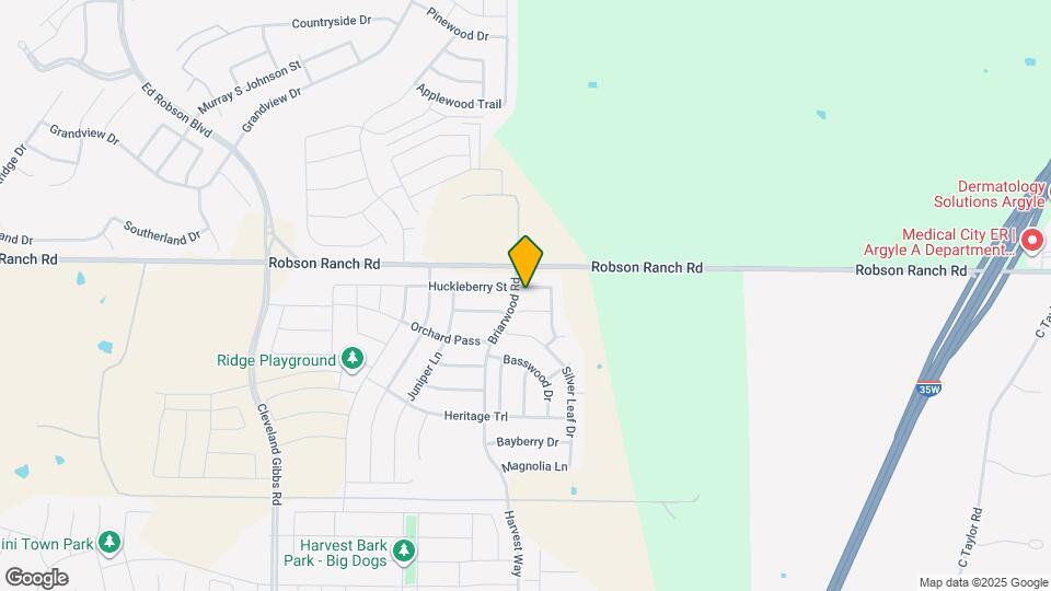 1027 Huckleberry St Map and Location Details