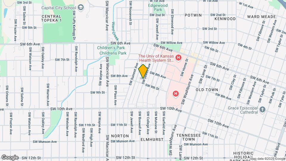831 SW Jewell Ave Map and Location Details