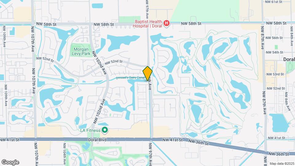 9723 NW 49th Terrace Map and Location Details