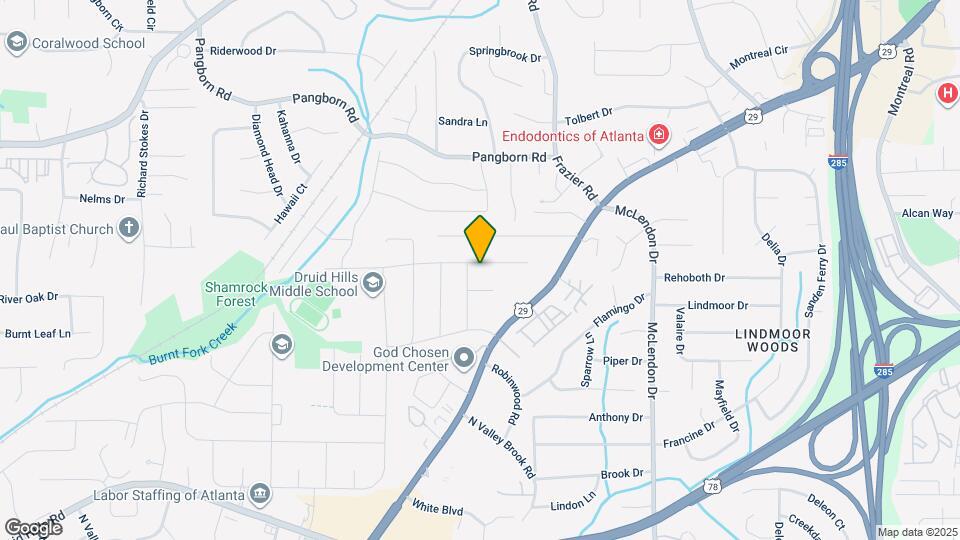 2955 Delcourt Dr Map and Location Details