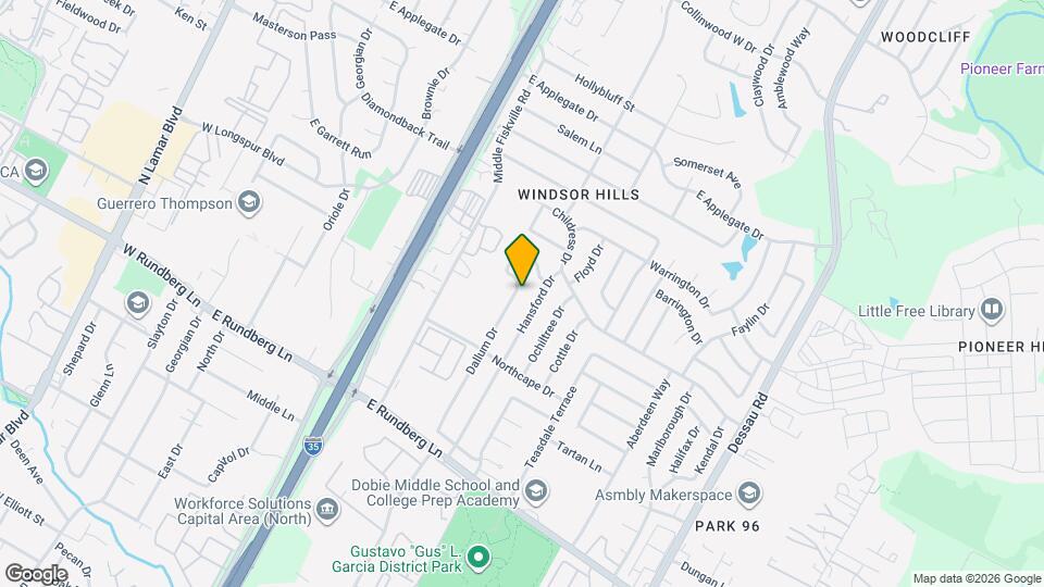 9807 Dallum Dr Map and Location Details