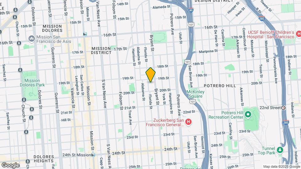 725 Florida St Mapa y Detalles de la Ubicación