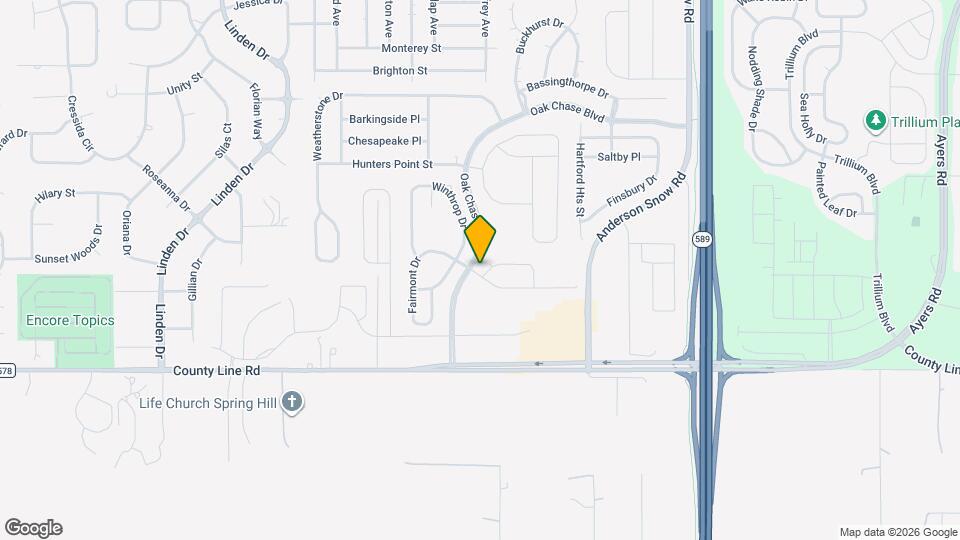 13513 Paddington Wy Map and Location Details