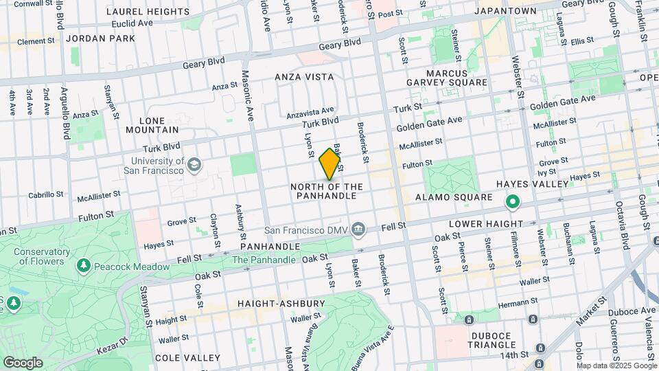 1553 Fulton St Mapa y Detalles de la Ubicación