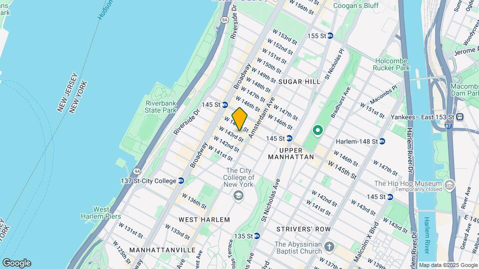 505 W 143rd St Map and Location Details