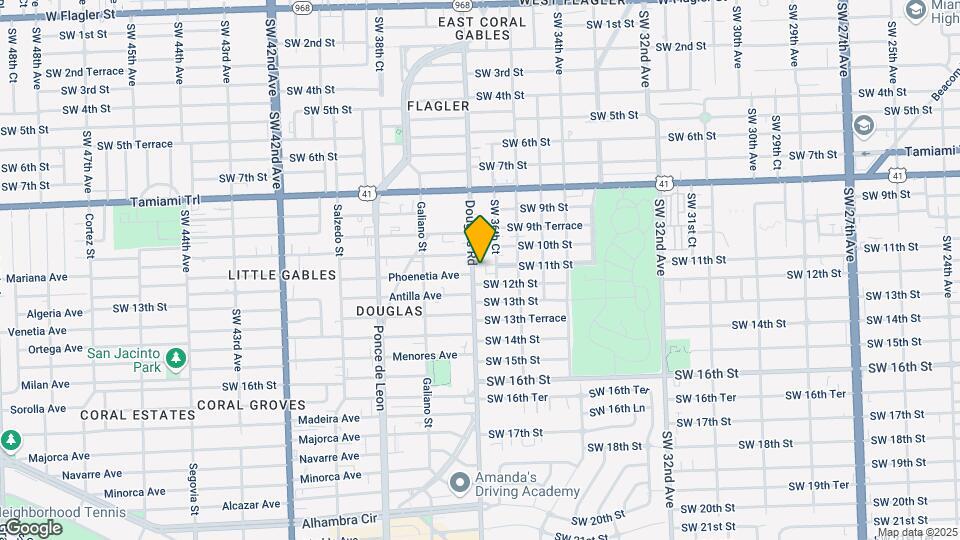 1109 SW 37th Ave Map and Location Details