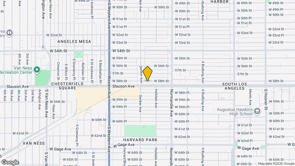 1540 W 58th St Mapa y Detalles de la Ubicación