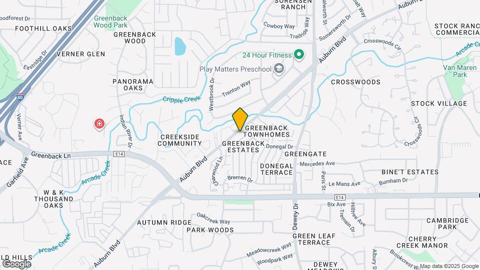 6442 Auburn Blvd Map and Location Details