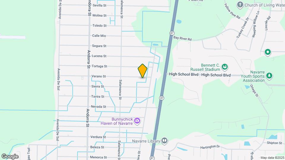 8405 Verano St Map and Location Details