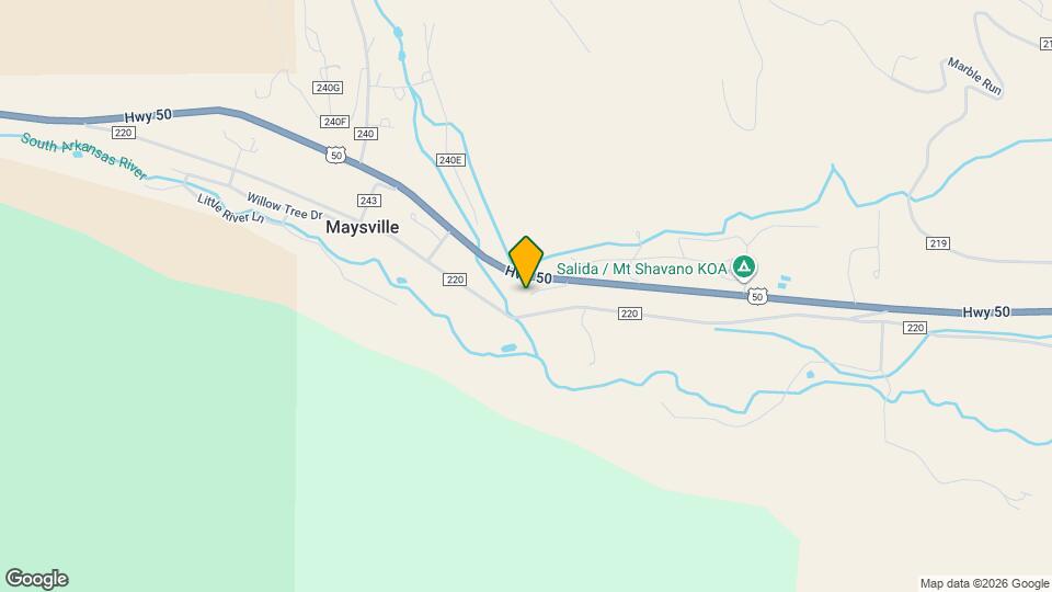 16550 US-50 Map and Location Details