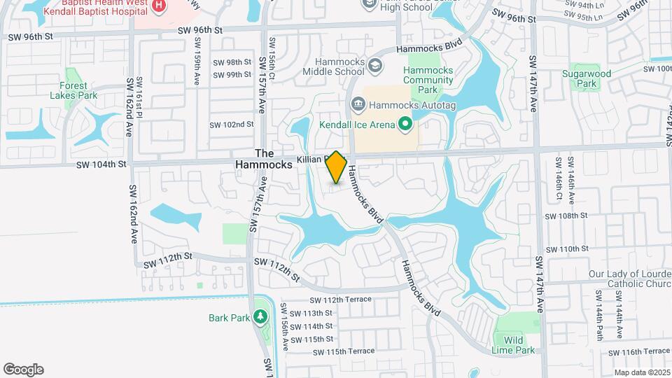 10520 SW 153rd Ct Map and Location Details