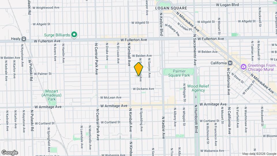 2136 N Spaulding Ave, Unit 2E Map and Location Details