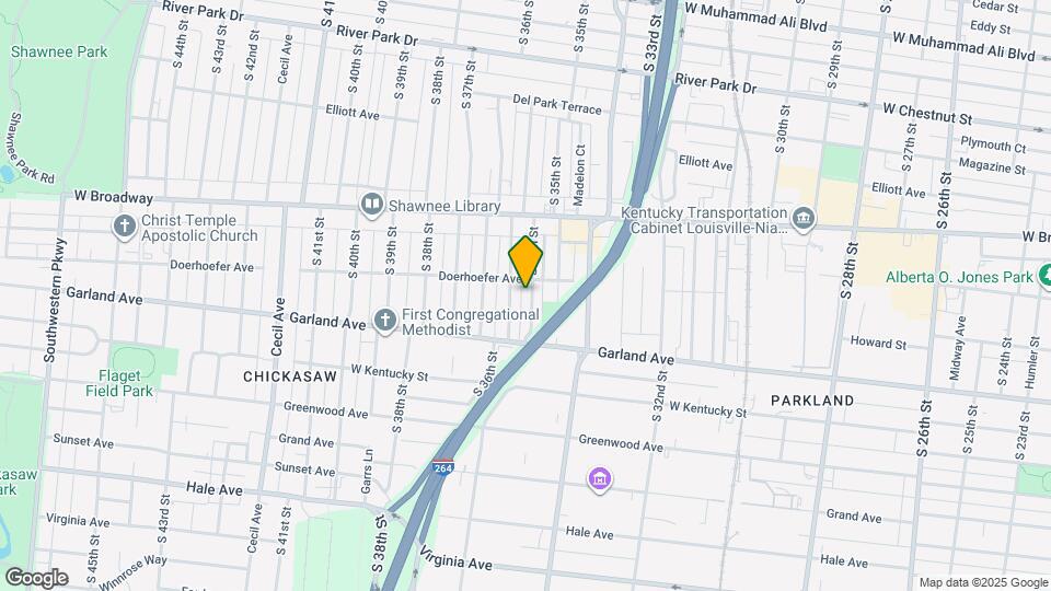 808 S 36th St Map and Location Details