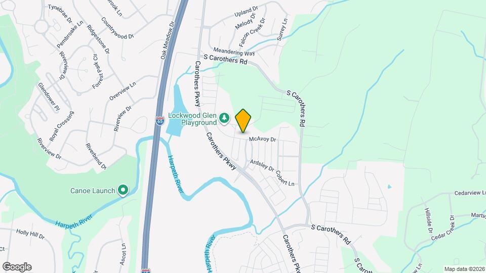 2077 McAvoy Dr Mapa y Detalles de la Ubicación